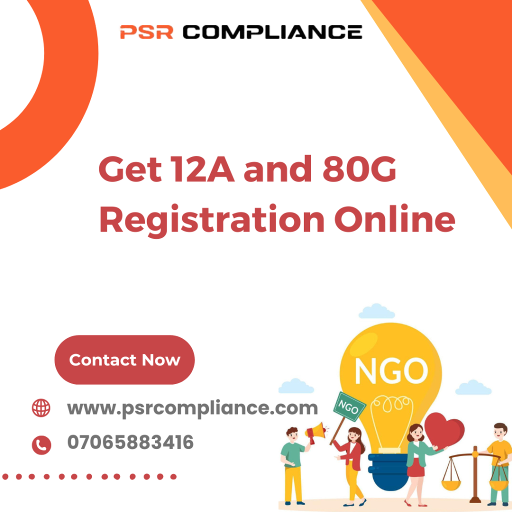 Get 12A and 80G Registration Online