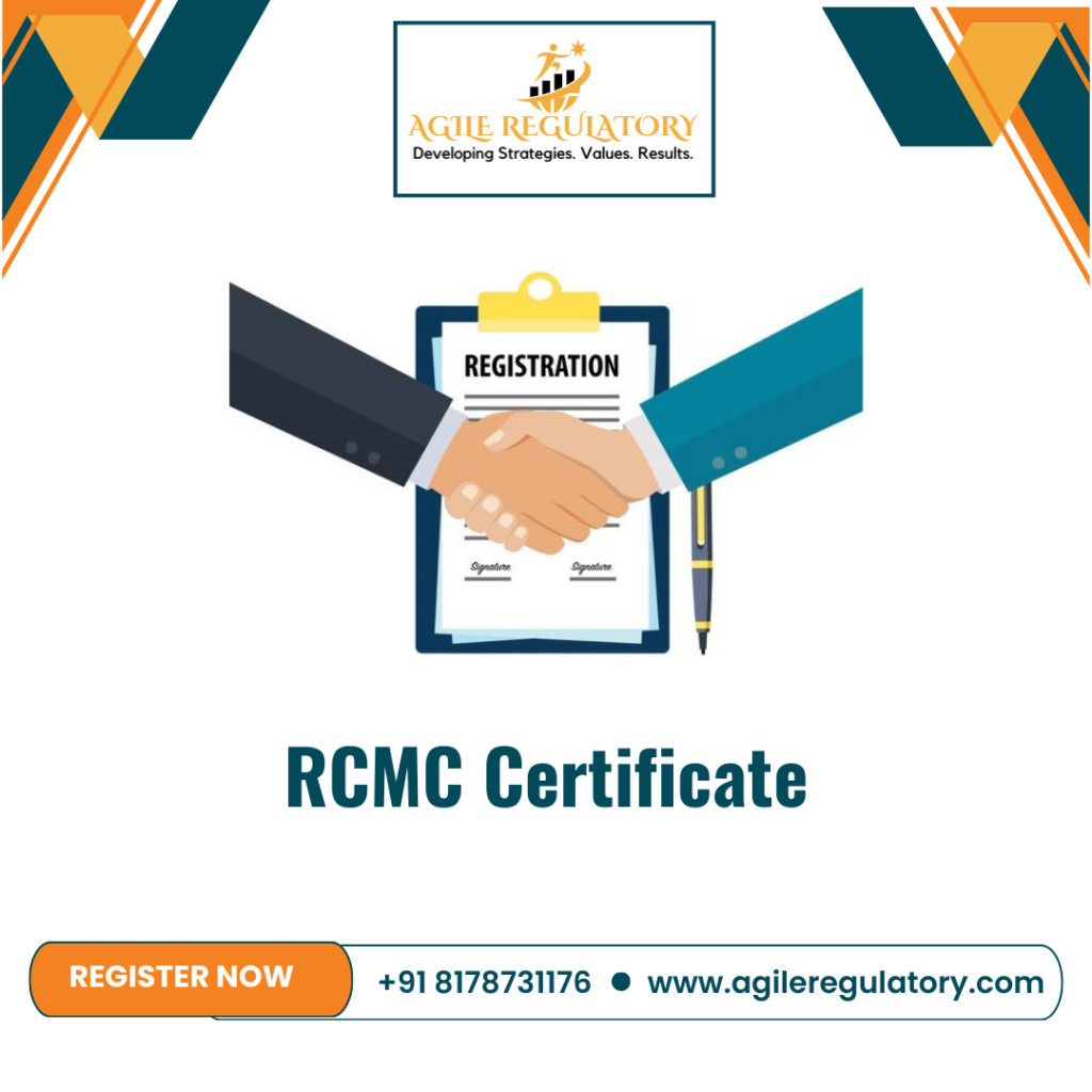 RCMC Certificate