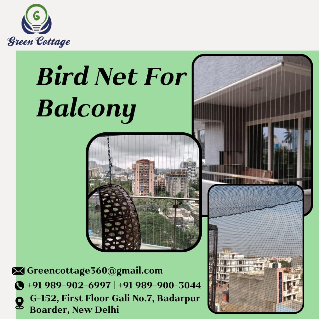 Anti Bird Net For Balcony  Cat Net Installation - Green Cottage