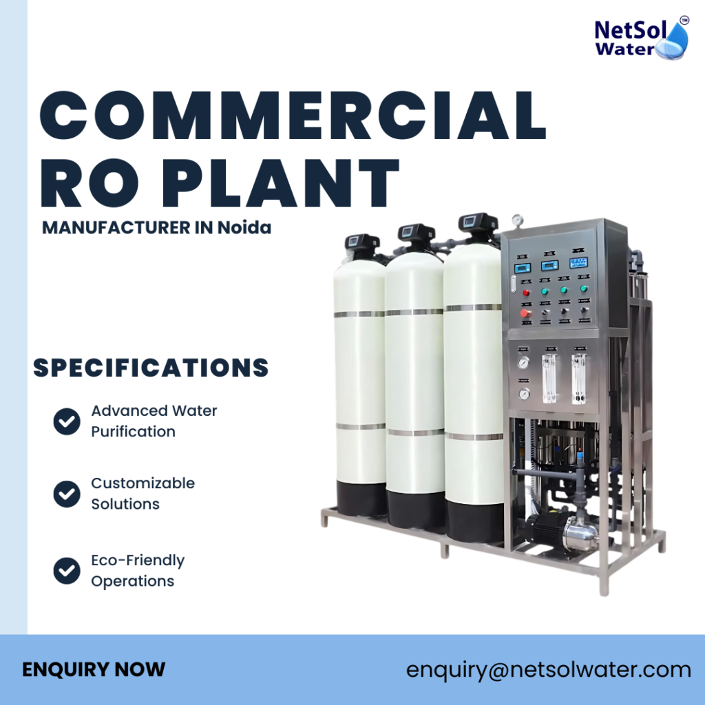 Best Commercial RO Plant Manufacturer in Noida