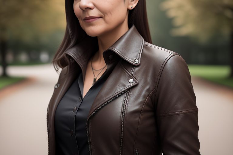 elevate-your-look-with-a-dark-brown-leather-jacket-for-women