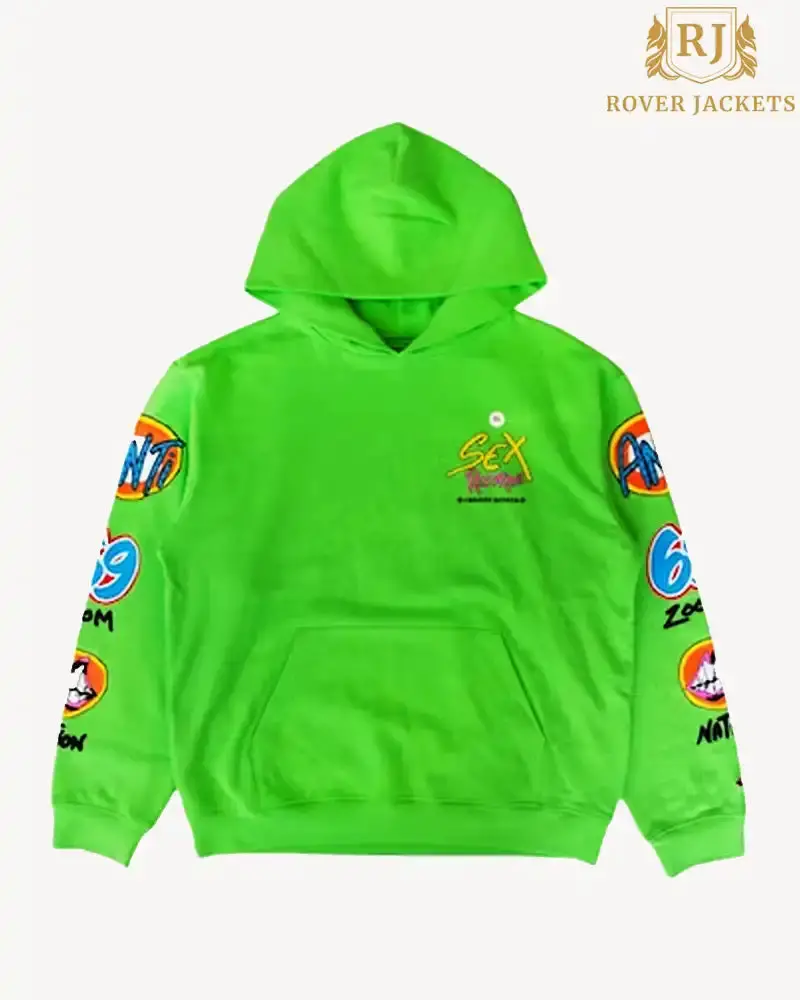 Matty-Boy-Sex-Records-Hoodie-green-Chrome-Hearts