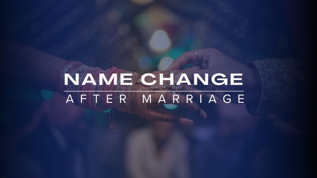 name change arter marriage